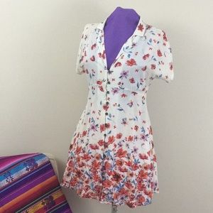 Kimchi Blue floral mini dress